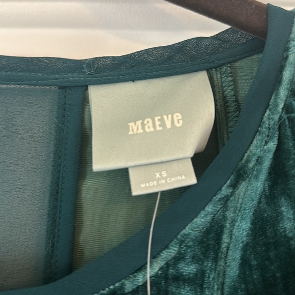 Anthropologie Maeve Velvet Top - Picture 2 of 8